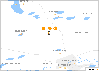 map of Ivushka