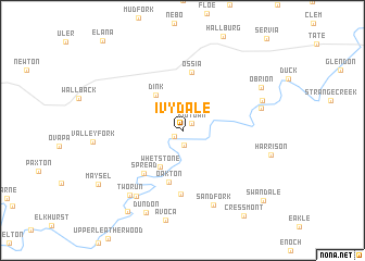 map of Ivydale