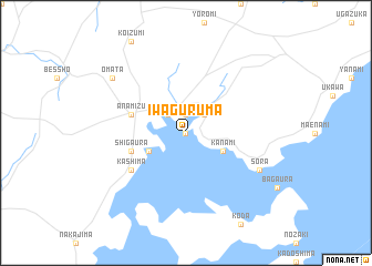 map of Iwaguruma