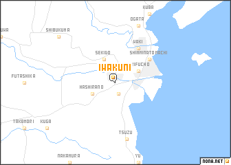 map of Iwakuni