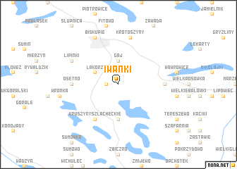 map of Iwanki