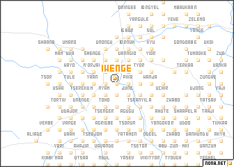 map of Iwenge