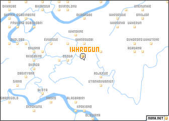 map of Iwhrogun
