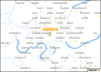 map of Iwhroku