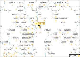 map of Iwo Ate