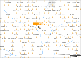 map of Iwokunla