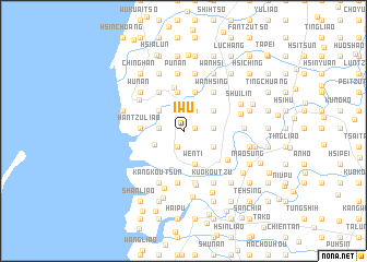 map of I-wu