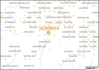 map of Ixcananté