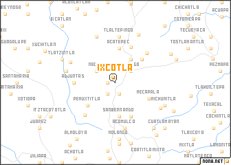 map of Ixcotla