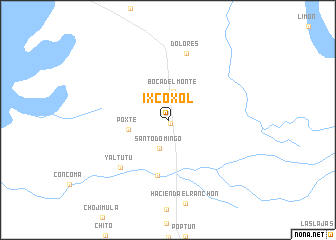 map of Ixcoxol