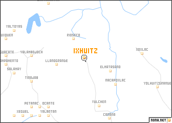 map of Ixhuitz