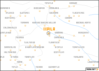 map of Ixpila