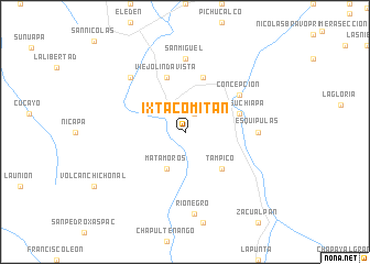 map of Ixtacomitán