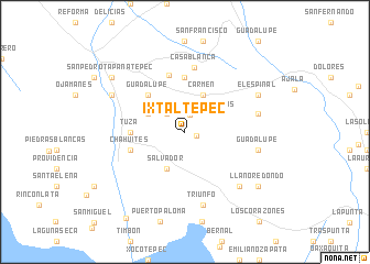 map of Ixtaltepec