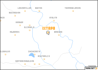 map of Ixtapa