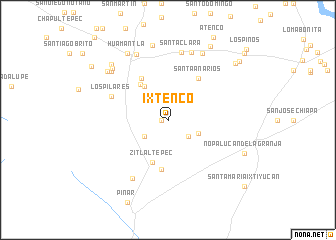 map of Ixtenco