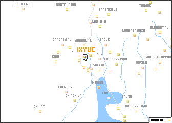 map of Ixyuc