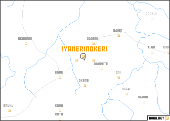 map of Iyamerin Okeri