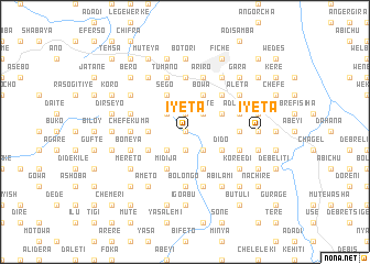 map of Īyeta