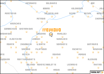 map of Iyevkovo