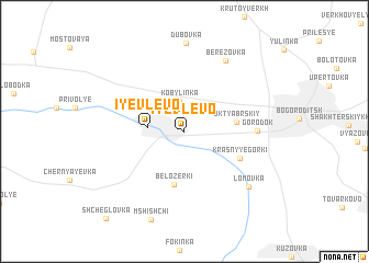 map of Iyevlevo