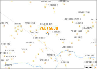 map of Iyevtsevo