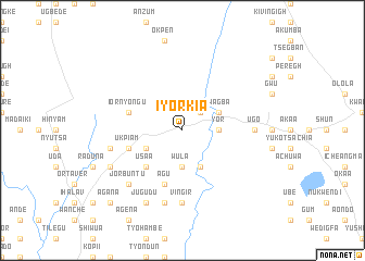 map of Iyorkia