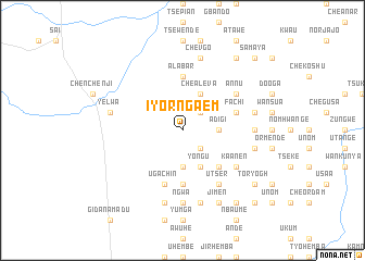 map of Iyorngaem