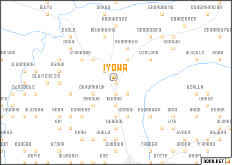 map of Iyowa