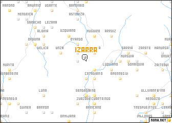 map of Izarra