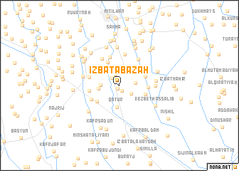 map of ‘Izbat Abāz̧ah