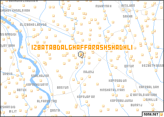 map of ‘Izbat ‘Abd al Ghaffār ash Shādhlī