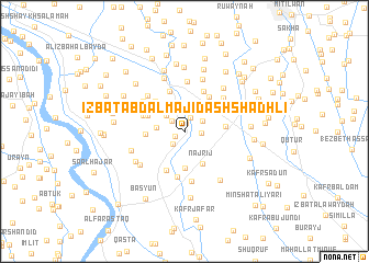 map of ‘Izbat ‘Abd al Majīd ash Shādhlī