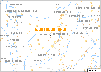 map of ‘Izbat ‘Abd an Nabī