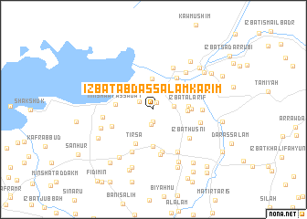 map of ‘Izbat ‘Abd as Salām Karīm