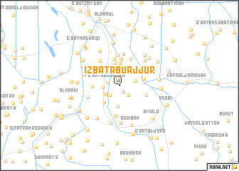 map of ‘Izbat Abū ‘Ajjūr