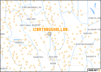 map of ‘Izbat Abū Ghallāb