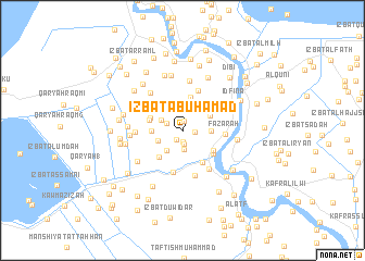 map of ‘Izbat Abū Ḩamad