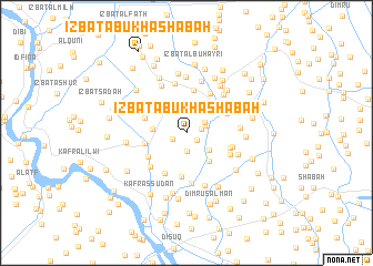 map of ‘Izbat Abū Khashabah