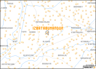 map of ‘Izbat Abū Mandūr