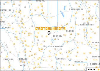 map of ‘Izbat Abū Minays