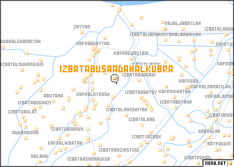 map of ‘Izbat Abū Sa‘ādah al Kubrá