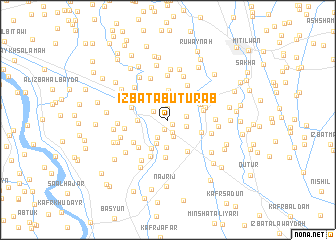 map of ‘Izbat Abū Turāb
