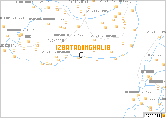 map of ‘Izbat Ādam Ghālib