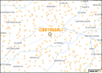 map of ‘Izbat ad Dālī