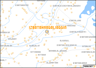 map of ‘Izbat Aḩmad ‘Alī ad Dīn