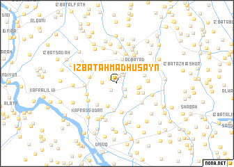 map of ‘Izbat Aḩmad Ḩusayn