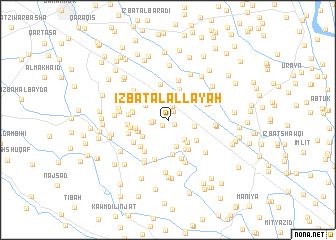 map of ‘Izbat al ‘Allāyah