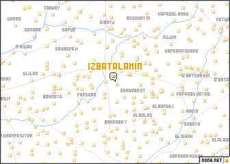 map of ‘Izbat al Amīn