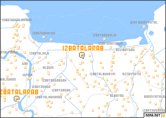 map of ‘Izbat al ‘Arab